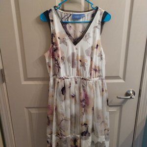 Vera Wang floral dress NEW